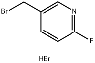 5-(BROMOMETHYL)-2-FLUOROPYRIDINE HYDROBROMIDE 结构式