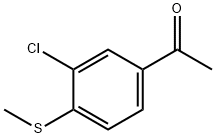 1-(3-氯-4-(甲硫基)苯基)乙-1-酮, 32467-66-6, 结构式