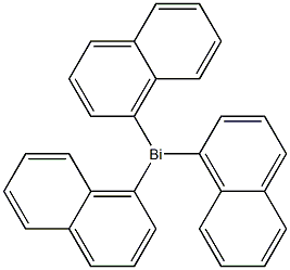 Tris(1-naphthalenyl)bismuth Struktur