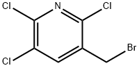 3-(Bromomethyl)-2,5,6-trichloropyridine Structure