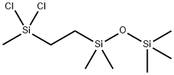 (2-甲基二氯硅基乙基)-五甲基二硅氧烷, 3439-25-6, 结构式