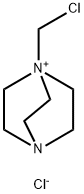 1-(氯甲基)-1,4-二氮杂双环[2.2.2]辛烷-1-氯化物 结构式
