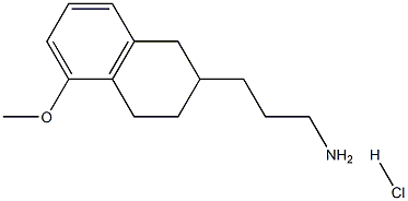 (5-甲氧基-1,2,3,4-四氢萘-2-基)丙胺盐酸盐, 3904-24-3, 结构式