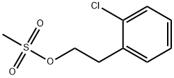 1-(2-Methanesulfonyloxyethyl)-2-Chlorobenzene Structure