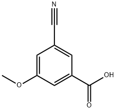 3-cyano-5-methoxybenzoic acid Structure