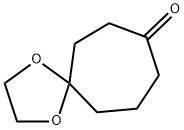 1,4-ジオキサスピロ[4.6]ウンデカン-8-オン 化学構造式