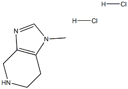 1-Methyl-4,5,6,7-tetrahydro-1H-imidazo[4,5-c]pyridine dihydrochloride Structure