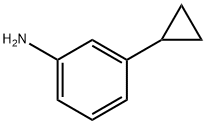 3-环丙基苯胺, 485402-64-0, 结构式