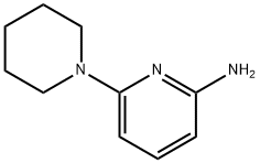 6-(ピペリジン-1-イル)ピリジン-2-アミン 化学構造式