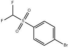 1-bromo-4-(difluoromethylsulfonyl)benzene Structure
