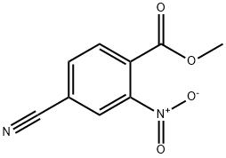 4-氰基-2-硝基苯甲酸甲酯, 52449-76-0, 结构式