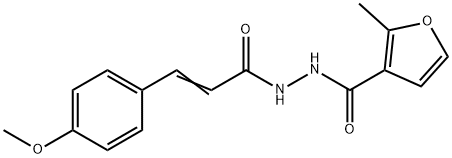 N'-[3-(4-methoxyphenyl)acryloyl]-2-methyl-3-furohydrazide Structure