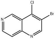 3-bromo-4-chloro-1,6-naphthyridine Struktur