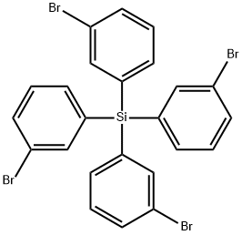1,1',1'',1'''-Silanetetrayltetrakis[3-bromobenzene] Structure
