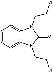 1,3-bis(2-chloroethyl)benzimidazolin-2-one Structure