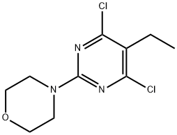 4-(4,6-dichloro-5-ethylpyrimidin-2-yl)morpholine Structure