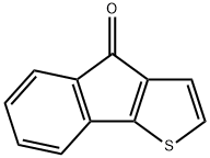 4H-インデノ[1,2-b]チオフェン-4-オン 化学構造式