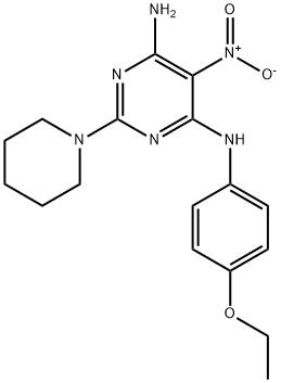 N-(4-ethoxyphenyl)-5-nitro-2-(piperidin-1-yl)pyrimidine-4,6-diamine|