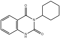3-cyclohexylquinazoline-2,4(1H,3H)-dione Structure