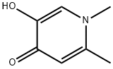 5-Hydroxy-1,2-dimethyl-4(1H)-pyridinone Structure