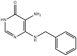 5-Amino-6-(benzylamino)pyrimidin-4(3H)-one Structure