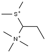 3-(ジメチルスルホニオ)-N,N,N-トリメチルプロパンアミニウム(2+) 化学構造式