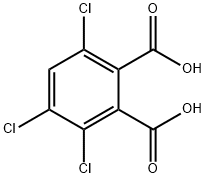 1,2-Benzenedicarboxylic acid,3,4,6-trichloro- Structure