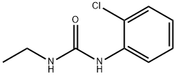 1-(2-クロロフェニル)-3-エチル尿素 化学構造式