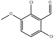 2,6-二氯-3-甲氧基苯甲醛, 6505-37-9, 结构式