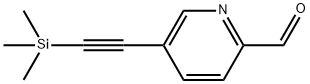 5-((trimethylsilyl)ethynyl)picolinaldehyde Struktur