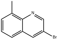 3-溴-8-甲基喹啉 结构式