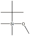 叔丁基二甲基甲氧基硅烷, 66548-21-8, 结构式