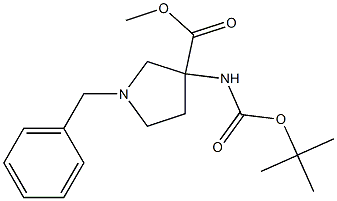 methyl 1-benzyl-3-(tert-butoxycarbonylamino)pyrrolidine-3-carboxylate