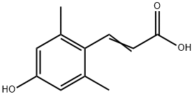 (E)-3-(4-Hydroxy-2,6-dimethylphenyl)acrylic acid Structure