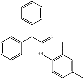 2,2-DIPHENYL-2',4'-ACETOXYLIDIDE 结构式