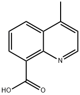 4-methylquinoline-8-carboxylic acid Struktur