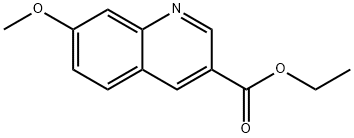 ethyl 7-methoxyquinoline-3-carboxylate Struktur
