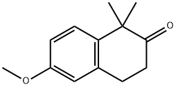 6-methoxy-1,1-dimethyl-3,4-dihydronaphthalen-2(1H)-one 结构式