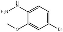 (4-Bromo-2-methoxy-phenyl)-hydrazine 结构式