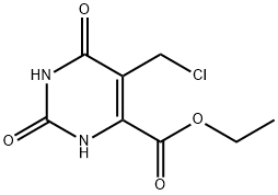 ethyl 5-(chloromethyl)-2,6-dioxo-1,2,3,6-tetrahydropyrimidine-4-carboxylate Structure