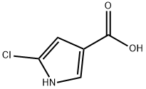 [5-CHLORO-1H-PYRROLE-3-CARBOXYLIC ACID], 79600-77-4, 结构式