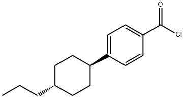Benzoyl chloride, 4-(trans-4-propylcyclohexyl)-
 Struktur