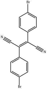 2,3-bis(4-bromophenyl)fumaronitrile Structure