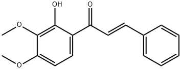 2'-hydroxy-3',4'-dimethoxychalcone Structure