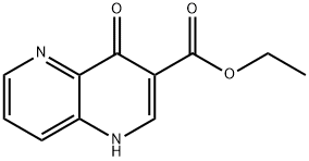 4-Oxo-1,4-dihydro-[1,5]naphthyridine-3-carboxylic acid ethyl ester Structure