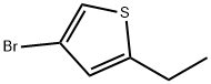 4-ブロモ-2-エチルチオフェン 化学構造式