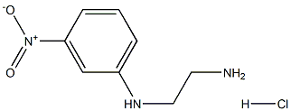 1,2-Ethanediamine, N-(3-nitrophenyl)-, monohydrochloride
 Structure
