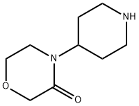 4-(4-piperidinyl)-3-morpholinone Structure