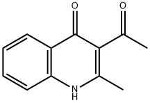 3-Acetyl-2-methyl-1H-quinolin-4-one Struktur