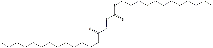 双(十二烷基硫烷基硫代羰基)二硫化物 结构式